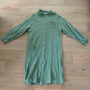 Aura Olive Textured Shirt